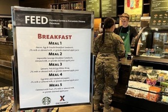 Army & Air Force Exchange Service plays key role in campus-style dining pilot