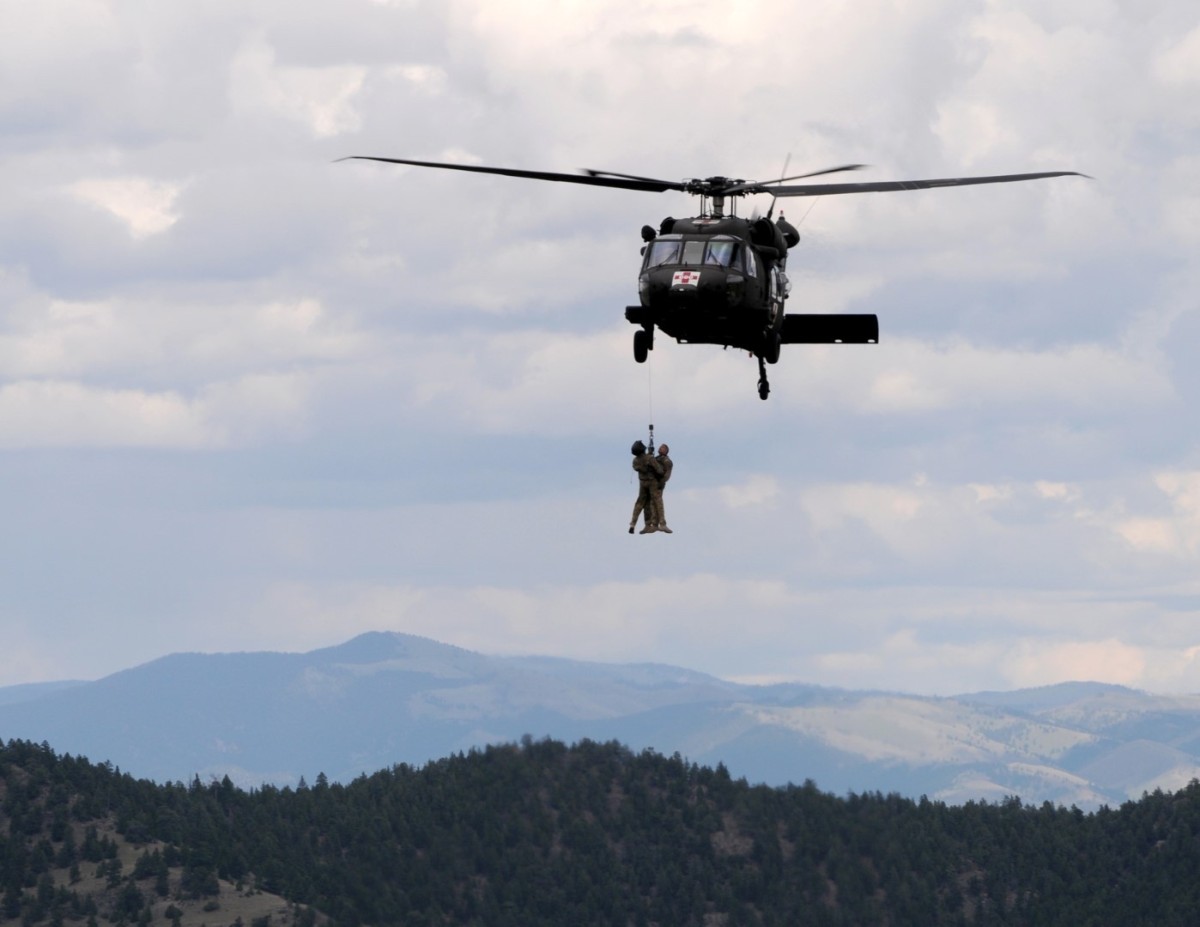 Montana Army Guard Rescues Hiker in Beartooth Mountains