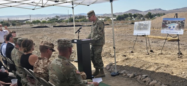 U.S. Army Col. Steven L. Chadwick, Fort Irwin Garrison Commander, spoke of the importance of this project saying, &#34;Fort Irwin’s remoteness provides a training environment with unparalleled capabilities, but likewise, its austere nature...