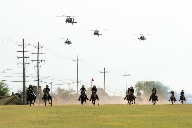 Cav Week 104 birthday ceremony