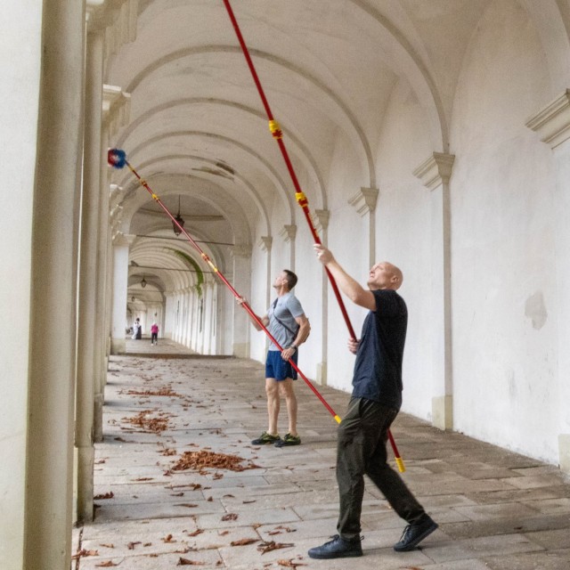 U.S. Army Chaplain (Capt.) Allen Hoskyn, left, and 1st...