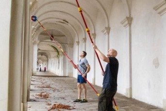 U.S. Soldiers and Italian volunteers unite for Monte Berico cleanup ahead of annual pilgrimage
