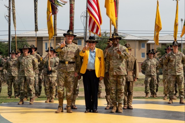 Cav Week 104 birthday ceremony