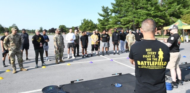Soldiers “Get a Grip” on suicide prevention at Fort Drum Mike Strasser, Fort Drum Garrison Public Affairs