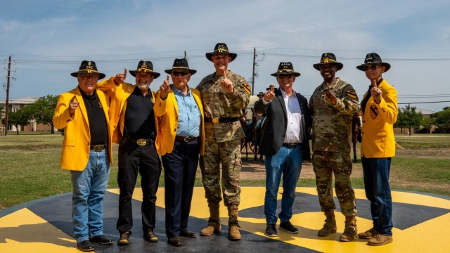 Cav Week 104 birthday ceremony