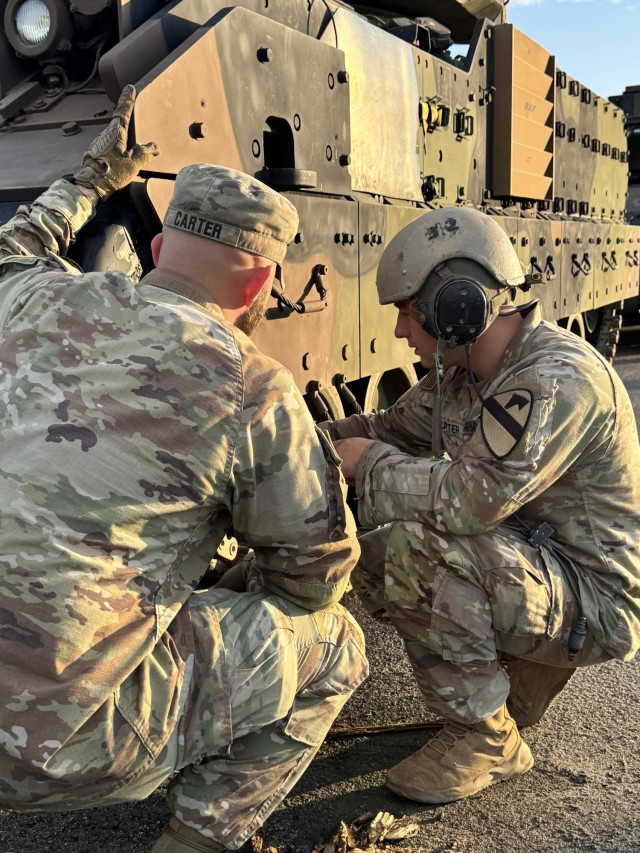 Over 100 Bradleys from 405th AFSB, TLSC-E issued to Cavalry Soldiers for Poland rotation