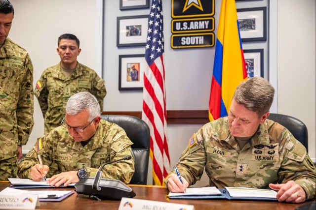 U.S., Colombian armies strengthen partnership with 2025 staff talks, signing agreed-to-actions