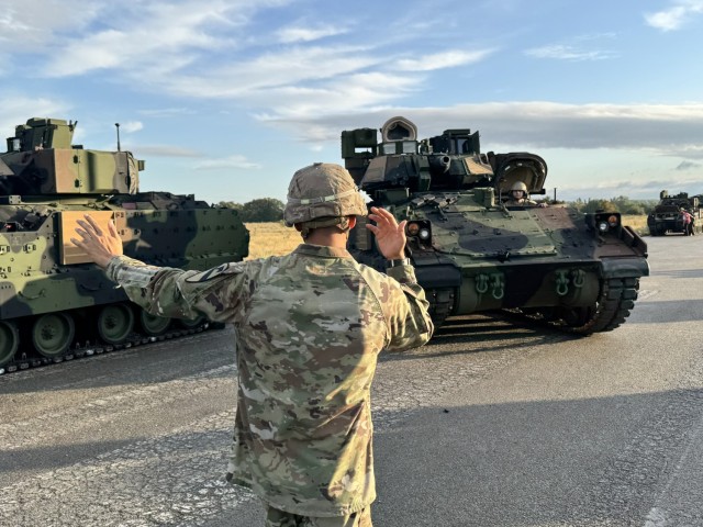 Over 100 Bradleys from 405th AFSB, TLSC-E issued to Cavalry Soldiers for Poland rotation