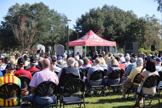 Vietnam Helicopter Pilots Association Memorial Dedicated at Fort Rucker