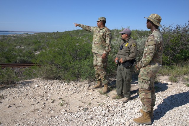 US Army National Guard and US Border Patrol partnership saves lives on Lake Amistad