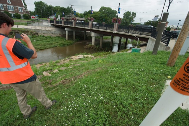 ‘Like a detective looking for evidence in a crime scene’: How collecting high-water marks helps flood risk reduction efforts