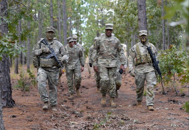 TRADOC Commanding General and Command Sergeant Major visit Fort Jackson