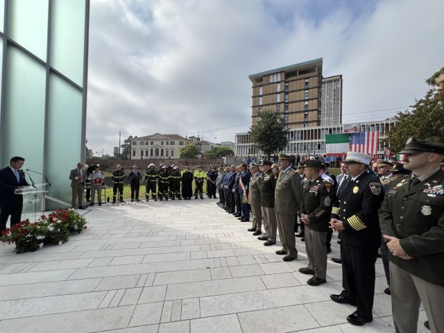 Soldiers and firefighters from U.S. Army Garrison Italy joined Italian officials Sept. 11 to mark the 24th anniversary of the terrorist attacks on America....