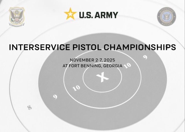 65th Interservice Pistol Championships to be Hosted at Fort Benning, GA