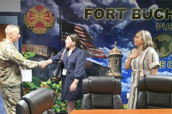 Resident Commissioner Office Staff Visits Fort Buchanan