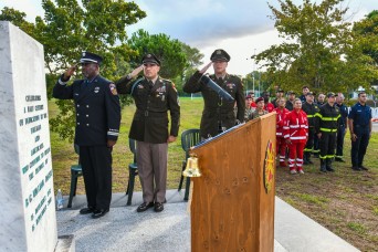 Camp Darby Honors 9/11 Victims with Memorial Ceremony and Firefighter Challenge