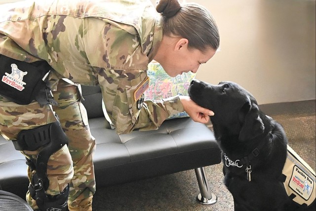 Four-Legged Teammate Joins the BJACH Behavioral Health Department