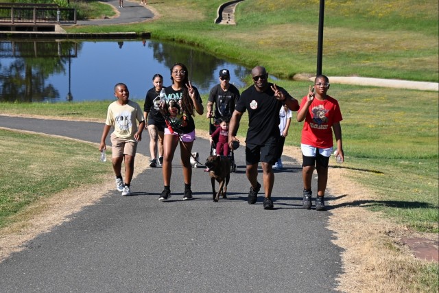 BJACH Hosts Second Annual Dog Walk for Suicide Prevention Month