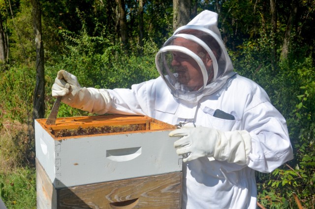 Patoka lake staff prepare beehives for the winter
