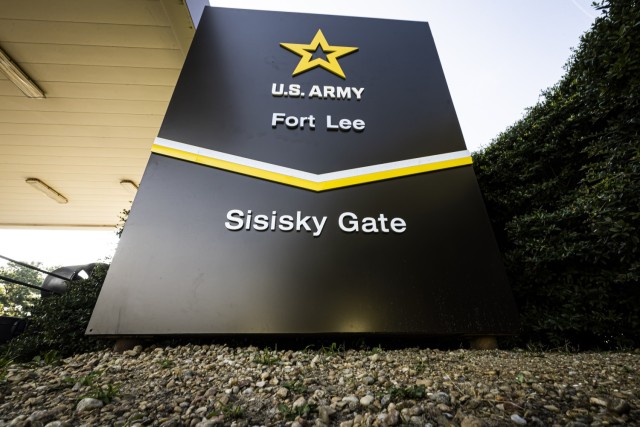 Fort Lee's Sisisky gate is pictured in this file photo from Aug. 11, 2025.