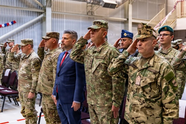 1st Armored Division Transfers Authority to 3rd Infantry Division in Romania