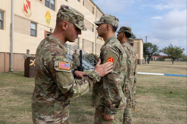 75th FA BDE Patching Ceremony