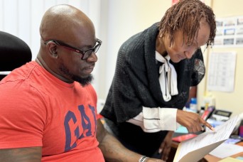 KAISERSLAUTERN, Germany – Dwohn Luckey went from taking care of Soldiers and their families in uniform to taking care of Soldiers and their families in...