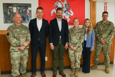 Lithuania’s Vice Minister of Defense visits Pa. Guard leaders and cyber professionals