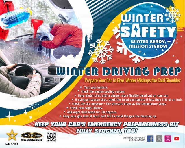 405th AFSB puts ‘the freeze’ on cold weather winter hazards with safety training, resources