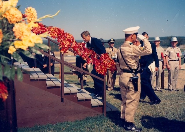 JFK at Greers Ferry Dedication