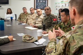 USASAC commanding general meets with liaison officers