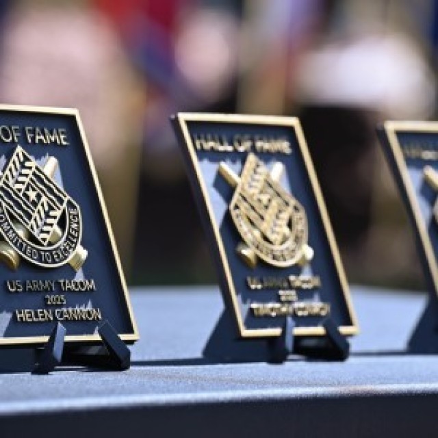 Six former Army Civilians were inducted on Sept. 30, 2025, into the TACOM Hall of Fame in recognition of their outstanding contributions to U.S. Army readiness.