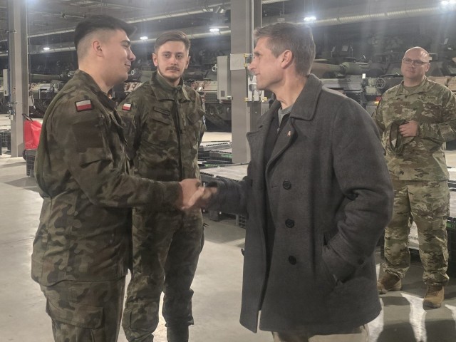 Senior Pentagon official visits APS-2 Powidz, underscoring its critical role supporting NATO