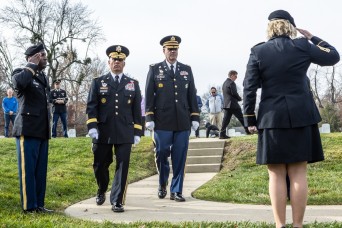 Fort Knox general officer honors President Zachary Taylor with annual wreath laying
