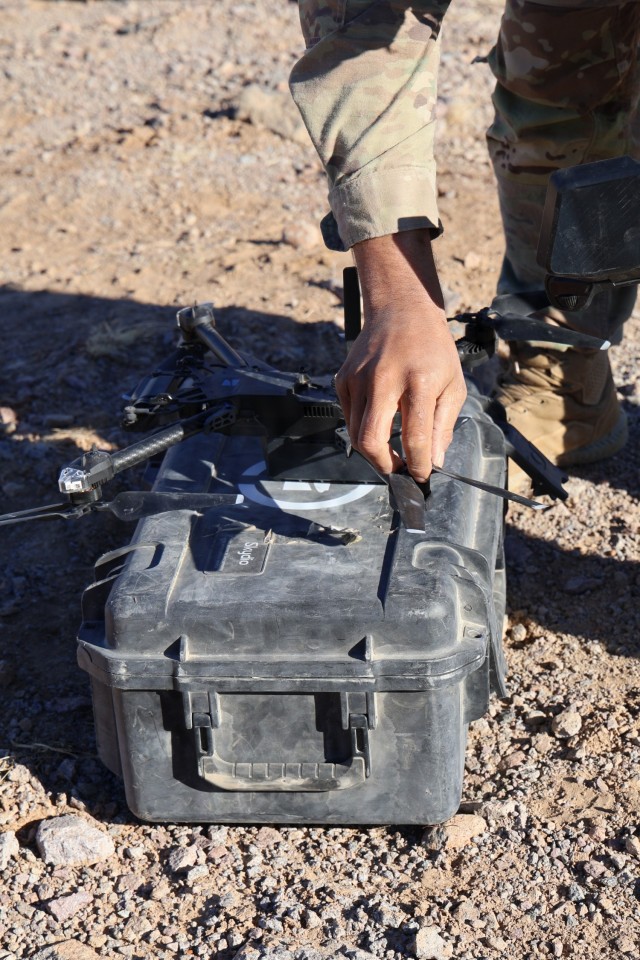 Multi-Functional Reconnaissance Company, 6th Squadron, 1st Cavalry Regiment, 1st Armored Brigade Combat Team, 1st Armored Division, participated in the rotation 26-01 live fire at the National Training Center in Fort Irwin, California on Oct....