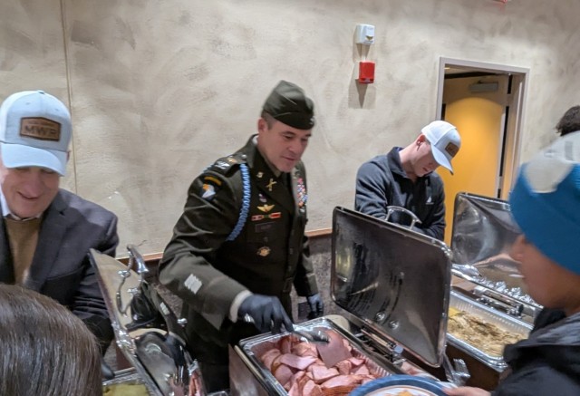 Fort Drum FMWR hosts Thanksgiving meal for the community