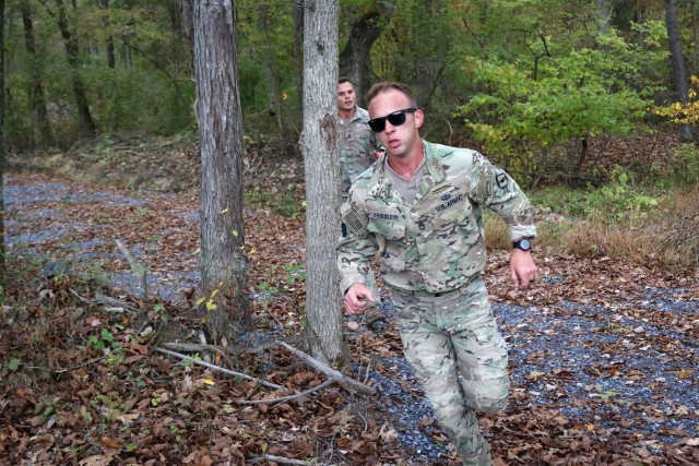Seven Pennsylvania Army National Guard Soldiers completed tryouts at Fort Indiantown Gap, Pa. Oct. 22, earning their place in a best squad competition scheduled for March 2026 in Lithuania.