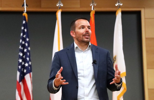 Garrett Shoemaker, director of the CECOM Software Engineering Center