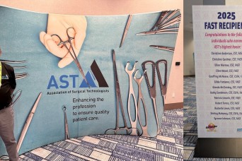 KACH surgical technologist receives FAST designation