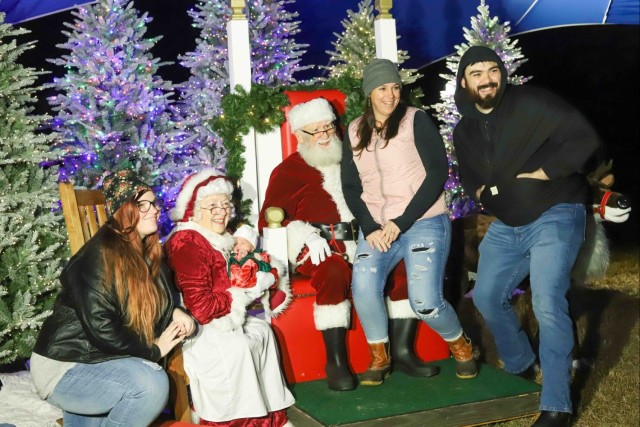 Fort Bragg Families Shine Bright at Annual Tree Lighting