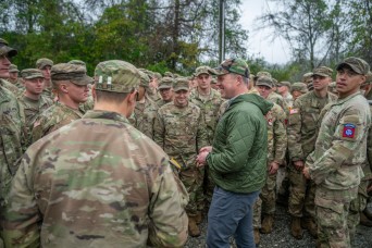 Driscoll highlights readiness, talent at Ranger graduation