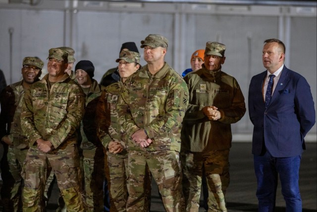 USAG Poland and 3rd ID Powidz tree lighting ceremony