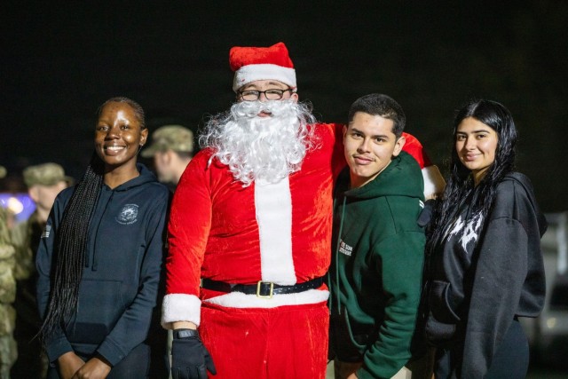 USAG Poland and 3rd ID Powidz tree lighting ceremony