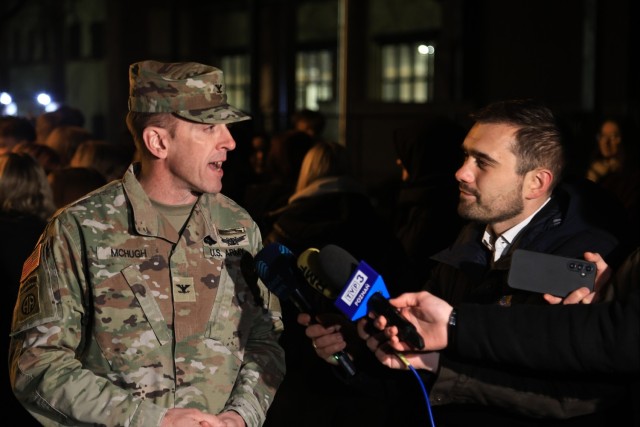 U.S. Army Garrison Poland 2nd Tree Lighting