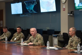 JIATF-401 visits NCRCC, emphasizes data sharing, interagency unity to protect US airspace