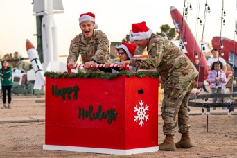 White Sands Missile Range launches new holiday tradition with rocket lighting event