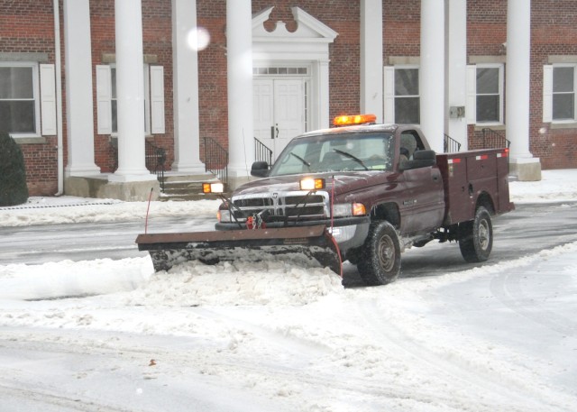 PICATINNY ARSENAL, N.J. - When winter storms blanket Picatinny Arsenal, the mission does not pause for snowdrifts.