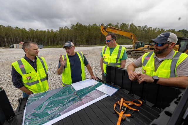 Missouri River Navigation Structure repairs continue with Cora Island flow control structures after severe damage from 2019 Flood
