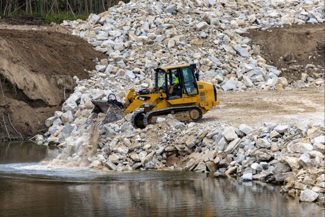 Missouri River Navigation Structure repairs continue with Cora Island flow control structures after severe damage from 2019 Flood