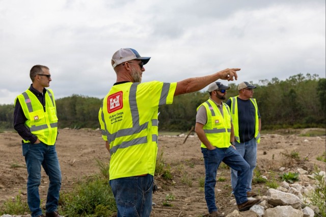 Missouri River Navigation Structure repairs continue with Cora Island flow control structures after severe damage from 2019 Flood